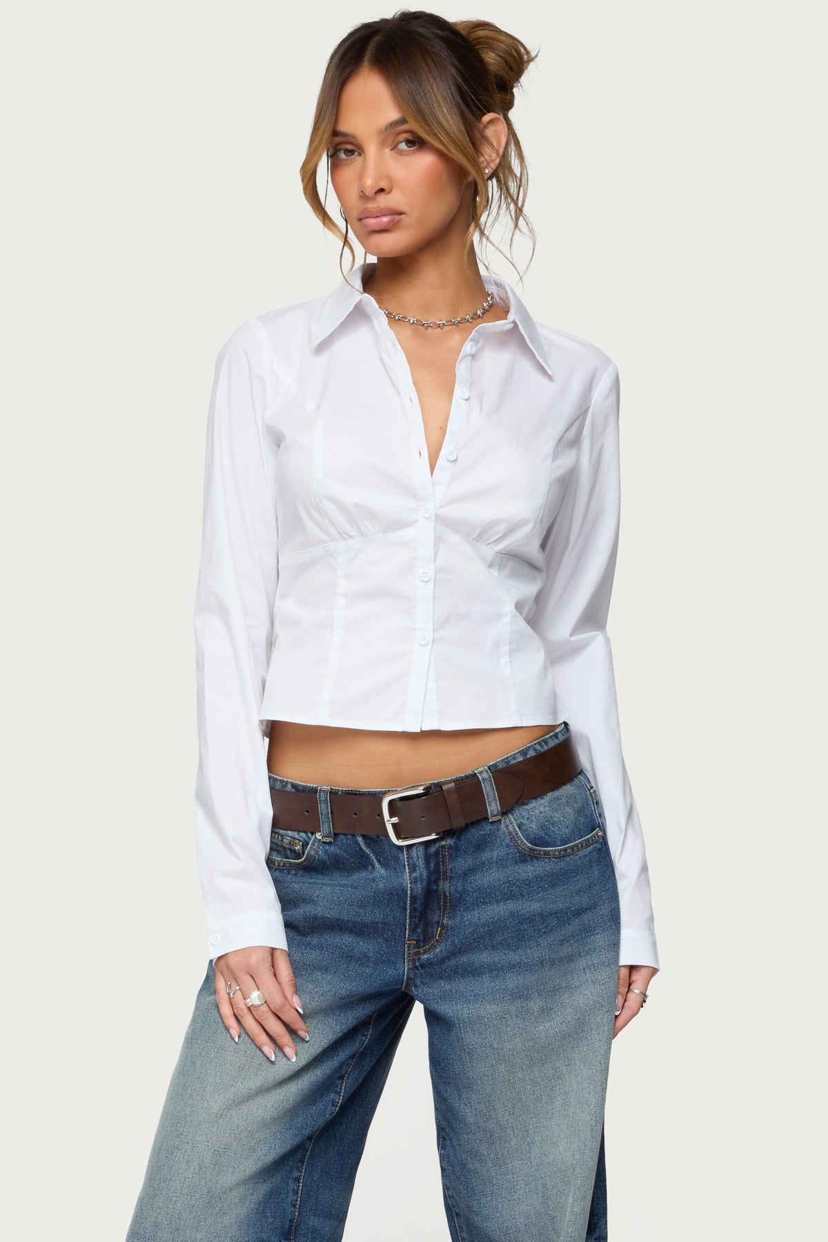 Laurna Tailored Button Up Shirt - Image 2