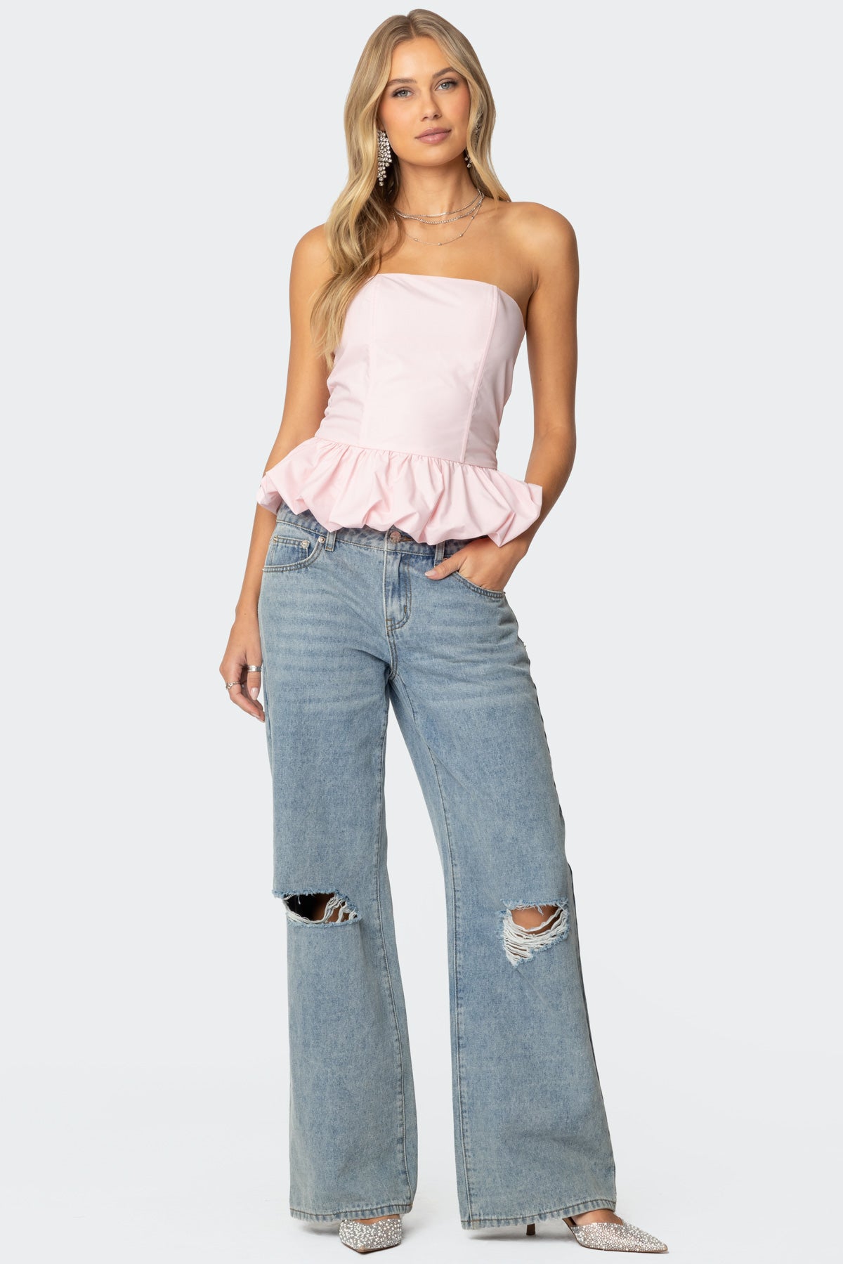 Everlee Bubble Hem Corset - Image 5