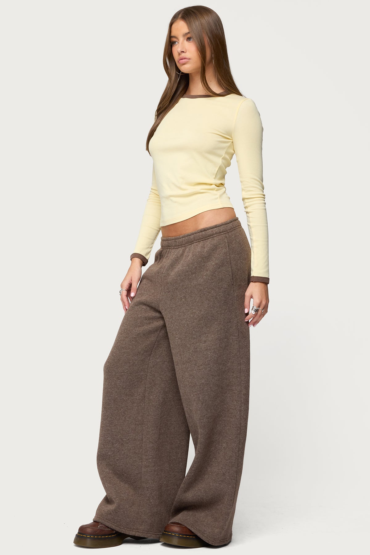 Zander Contrast Long Sleeve T Shirt - Image 4