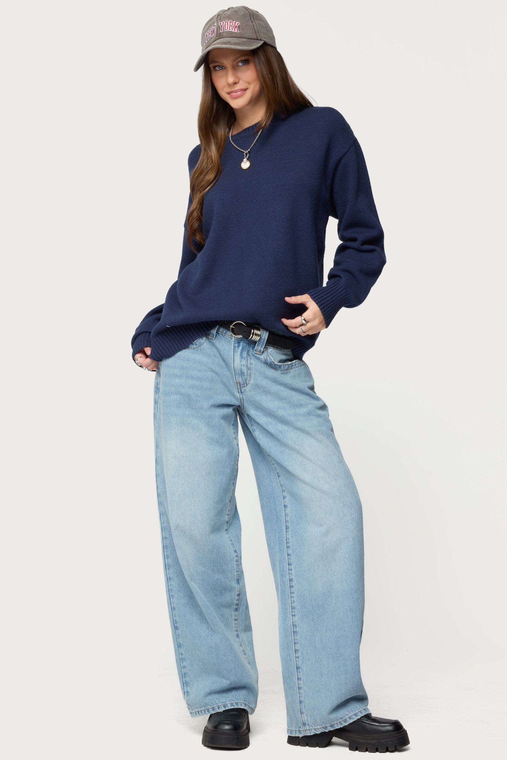 Priscila Oversized Crewneck Sweater - Image 4