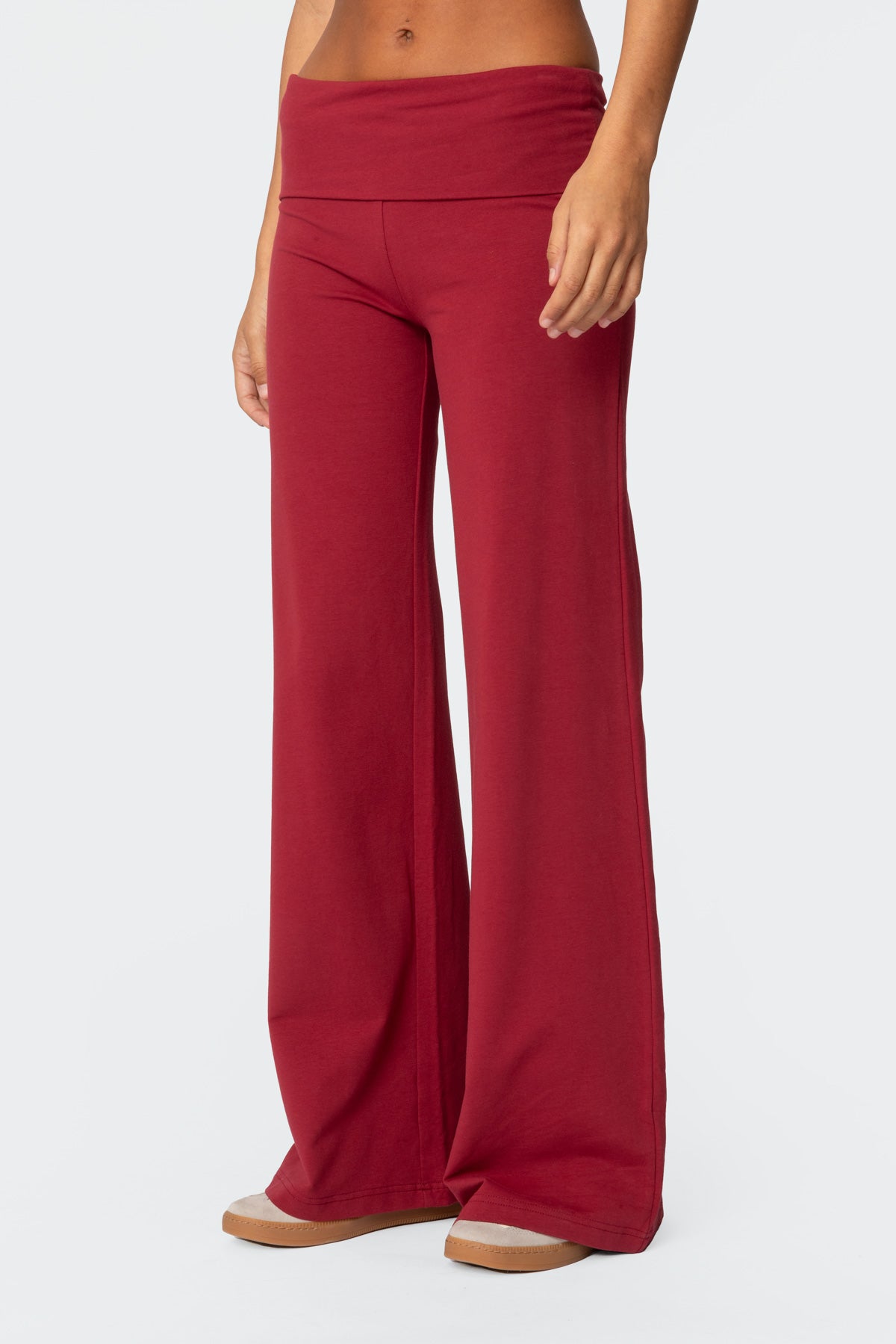 Wide Leg Fold Over Pants - Image 3