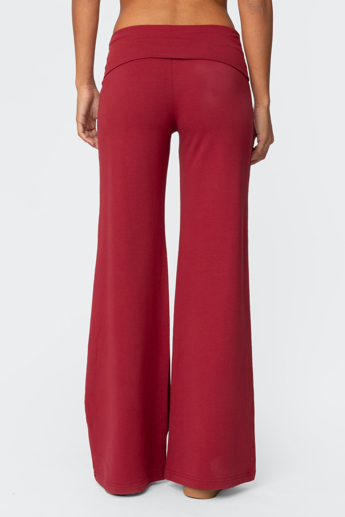 Wide Leg Fold Over Pants - Image 4