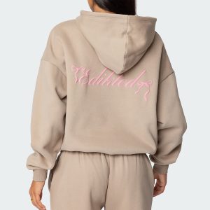 Sasha Bow Detail Hoodie