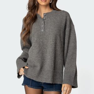 Montana Oversized Button Sweater