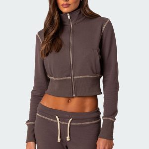 Alexia Zip Up Sweatshirt
