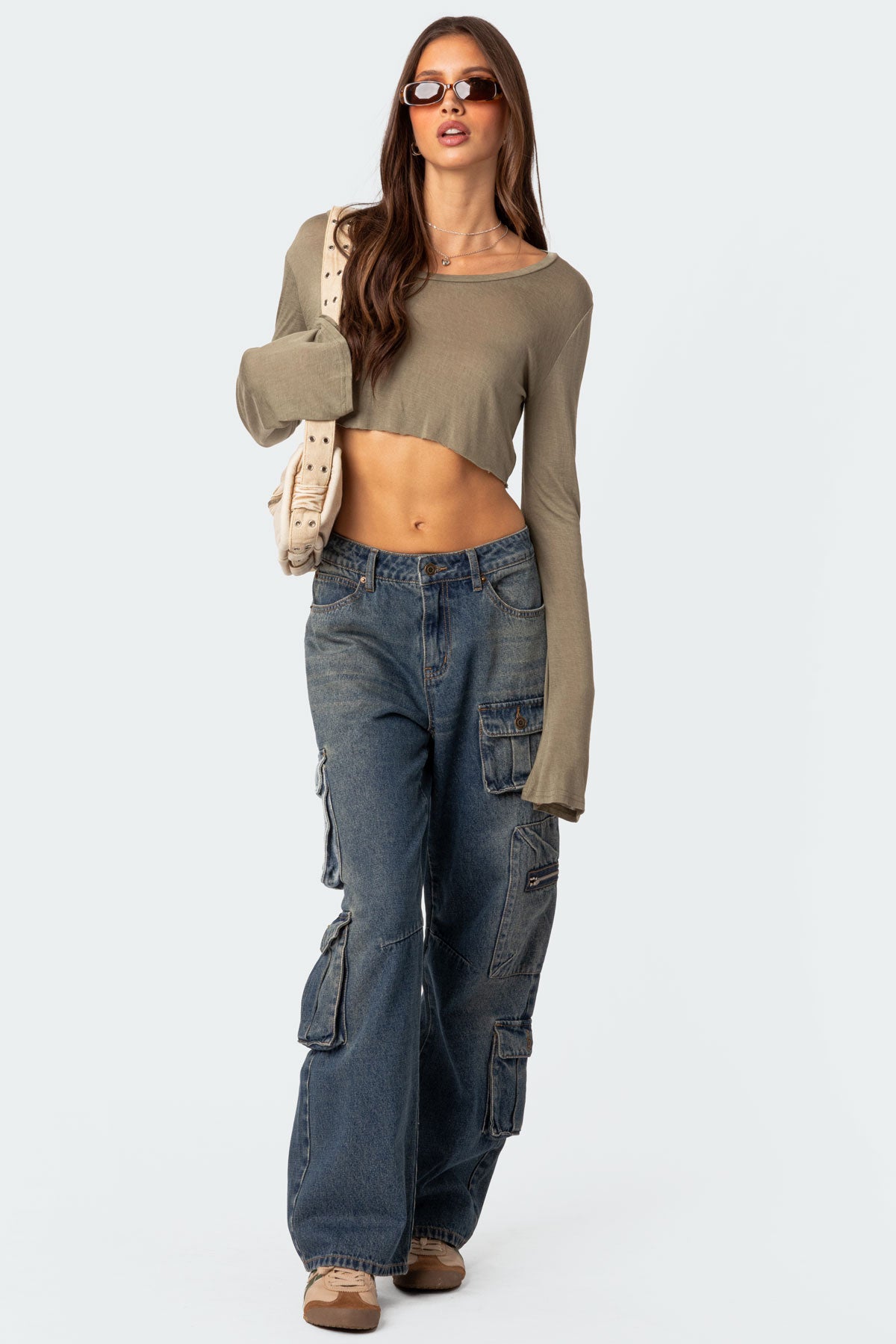 Baggy Boyfriend Cargo Jeans - Image 5