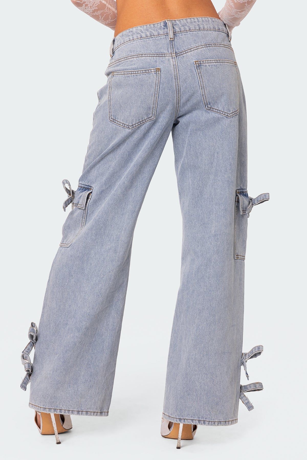 Bows 4 Days Low Rise Baggy Jeans - Image 4