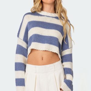 Ozzy Cropped Knitted Sweater