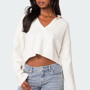 Marcie Oversize Cropped Sweater