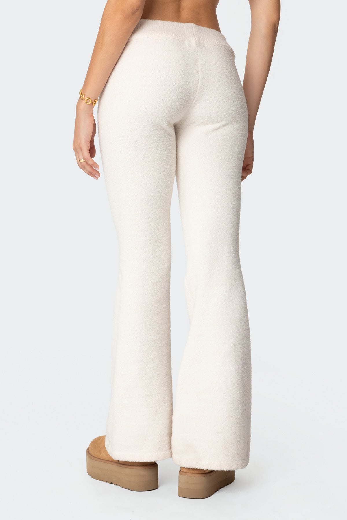 Plush Flared Pants - Image 5