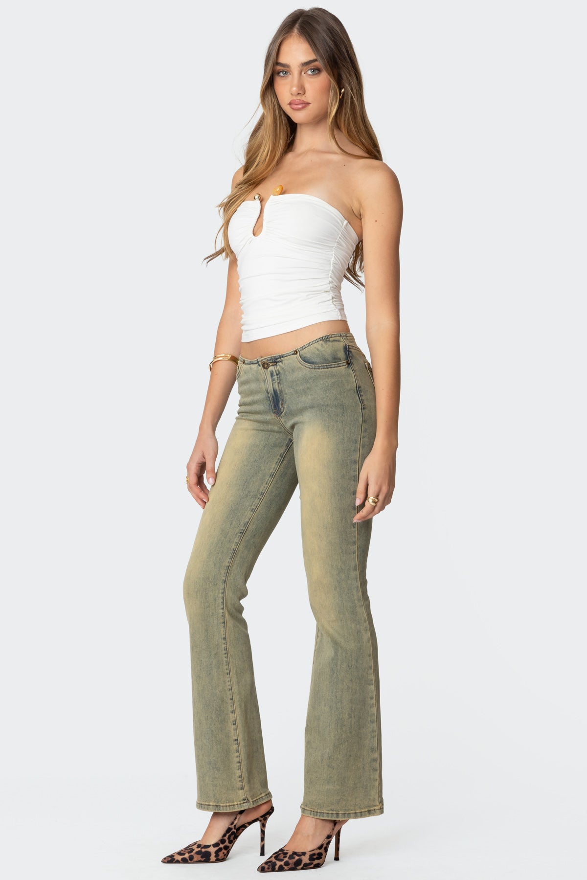 Curved U Strapless Top - Image 4