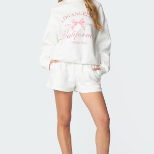 Cali Bow Sweat Shorts