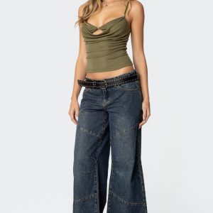 Laney Vintage Washed Low Rise Jeans