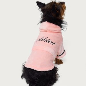 Snuggle Up Fuzzy Pet Robe