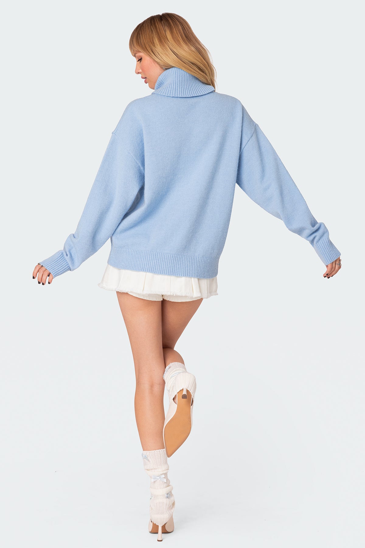 Isabelle Oversized Turtle Neck Sweater - Image 4