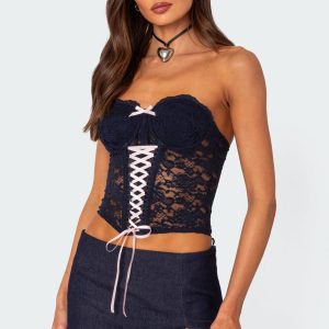 Cinch Sheer Lace Corset