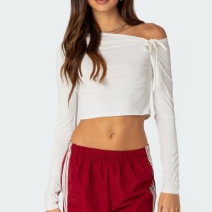 Winona Asymmetric Tie Top