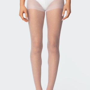 Sheer Polka Dot Tights