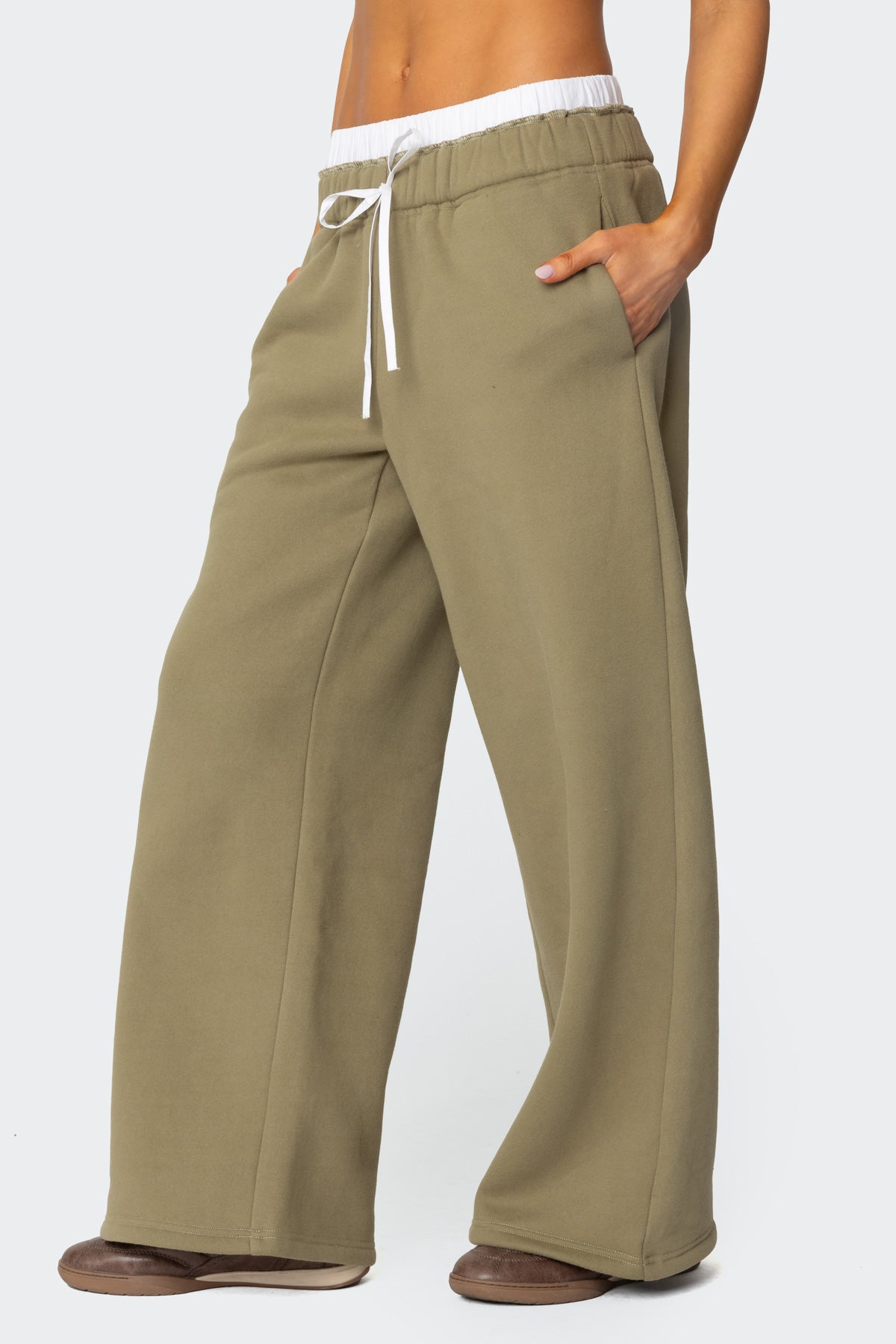 Drawstring Boxer Detail Sweatpants - Image 4