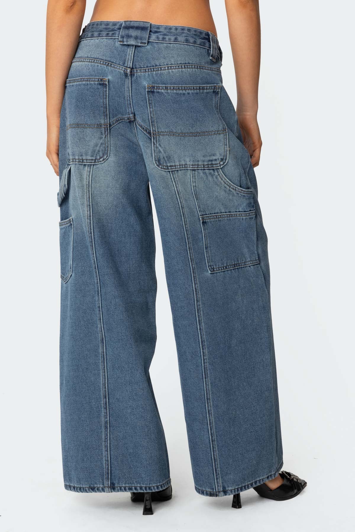 Tal Baggy Low Rise Carpenter Jeans - Image 4