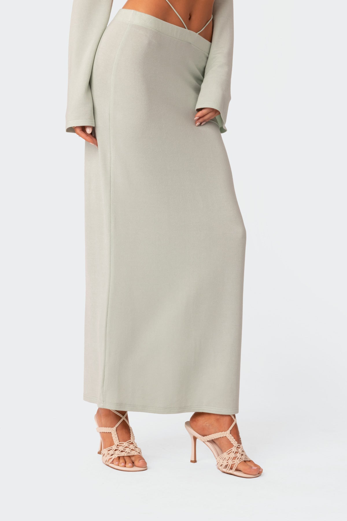 Celeste Low Rise Strap Maxi Skirt - Image 3