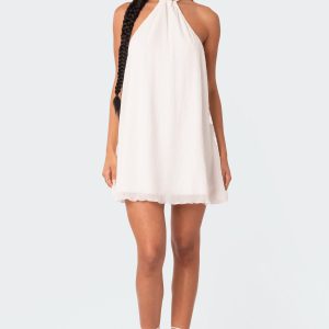 Palma Open Back Halter Mini Dress