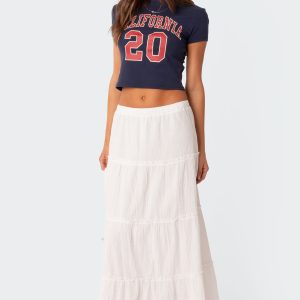Charlotte Tiered Maxi Skirt