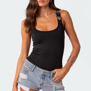 Barker Buckle Strap Bodysuit