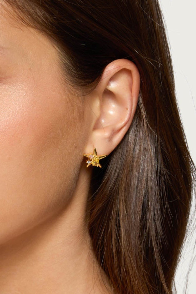 Sea Star Stud Earrings - Image 2