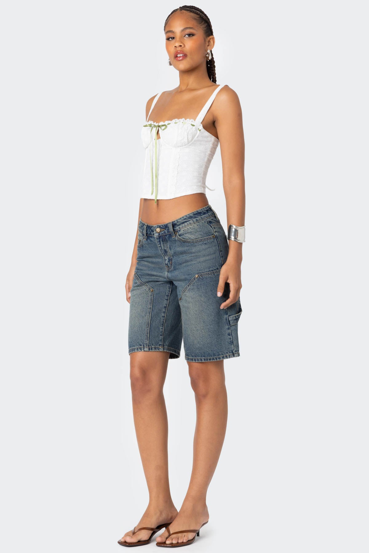 Carpenter Denim Bermuda Shorts - Image 3