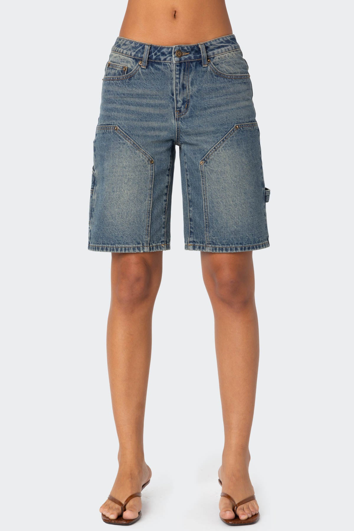 Carpenter Denim Bermuda Shorts - Image 2