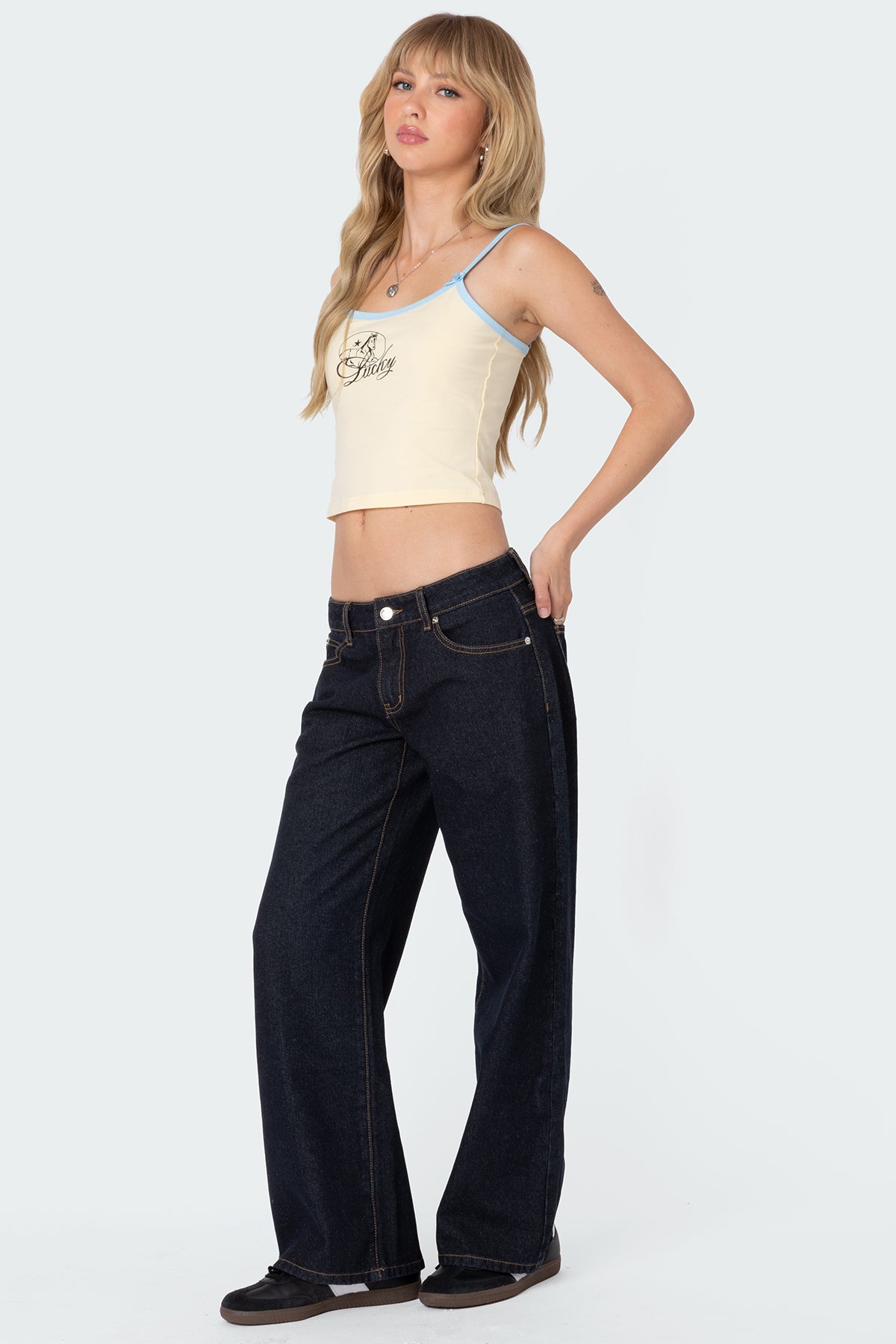 Petite Raelynn Washed Low Rise Jeans - Image 3