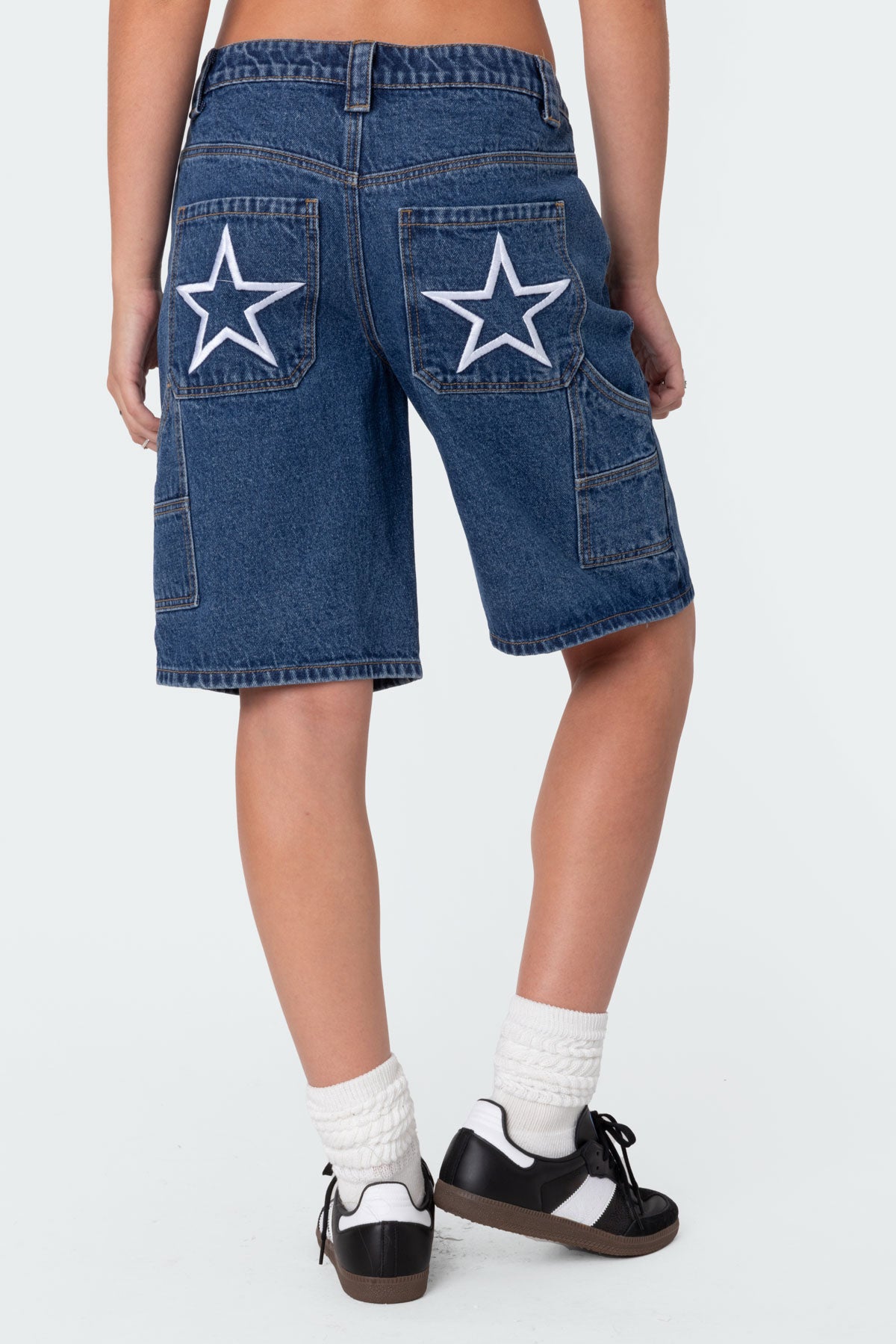 Stargirl Denim Bermuda Shorts - Image 4
