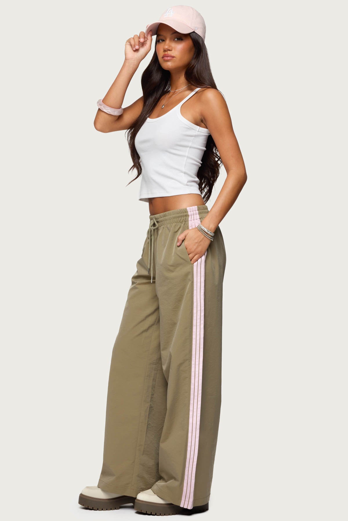 Annabella Nylon Track Pants - Image 4
