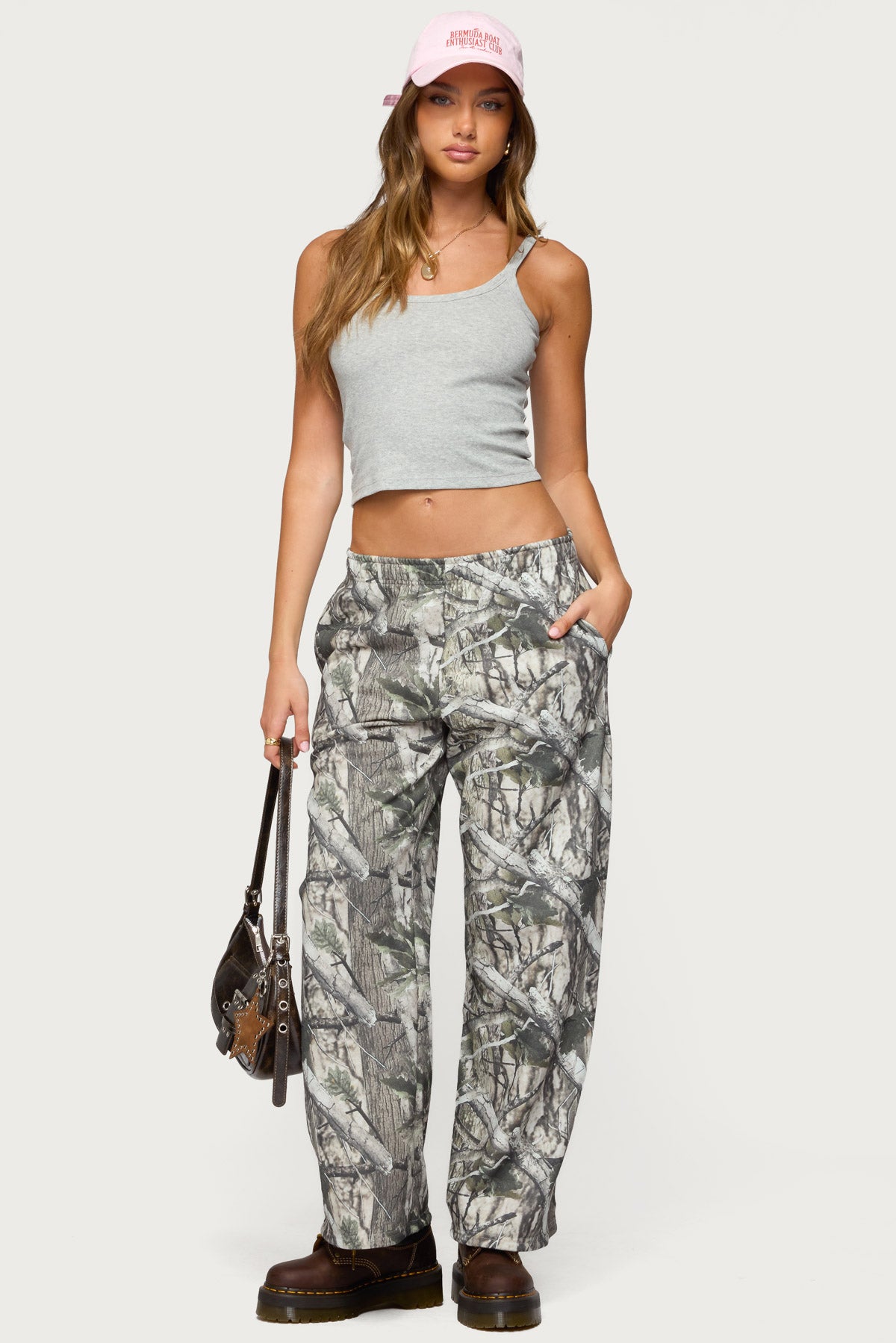 Camo Straight Leg Sweatpants