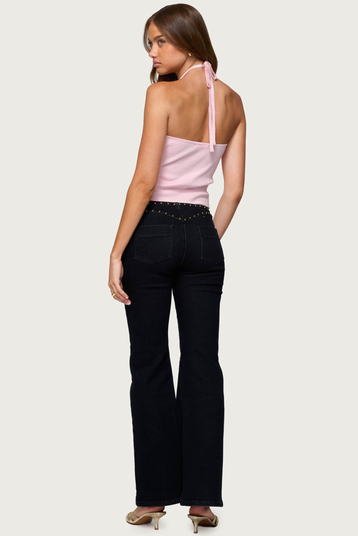 Hollis Knit Halter Top - Image 3