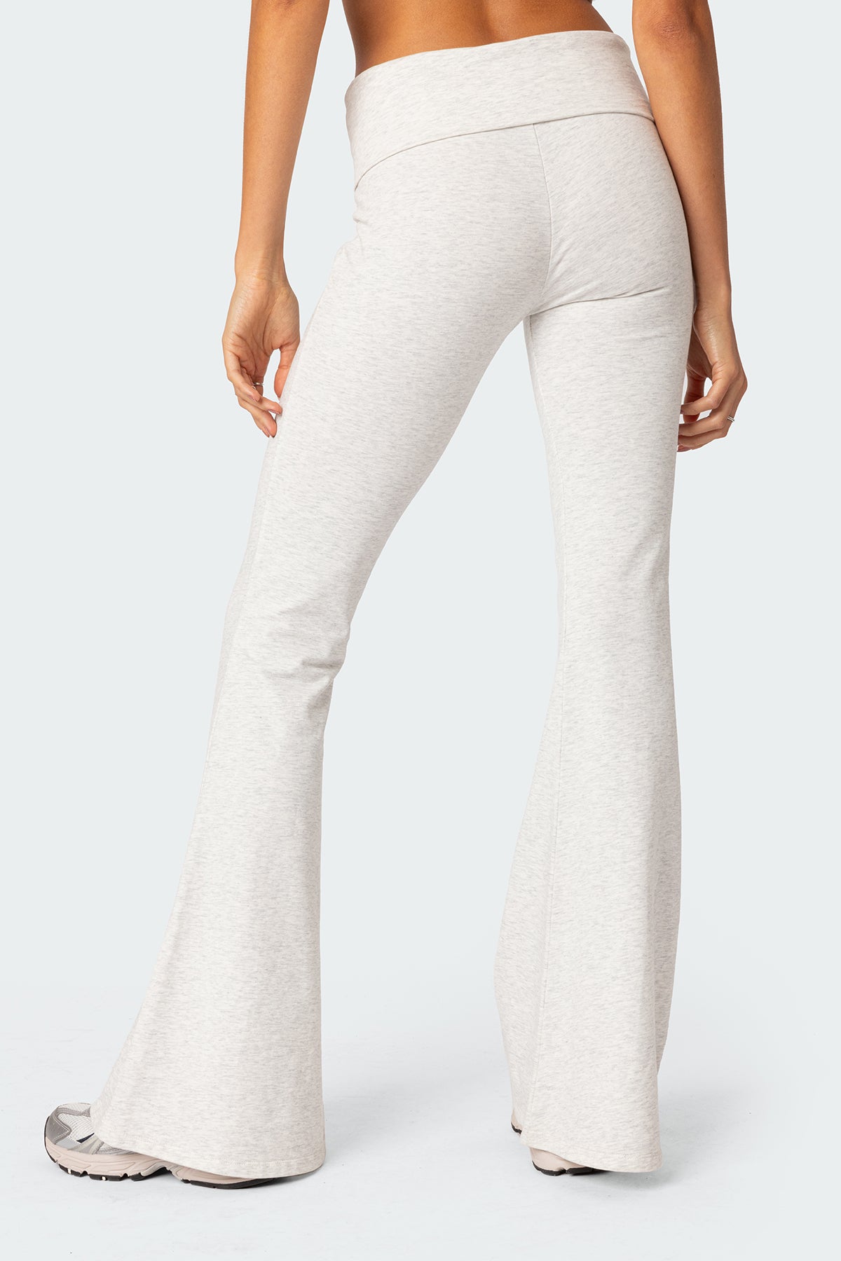 Naomi Fold Over Flared Leggings - Image 4