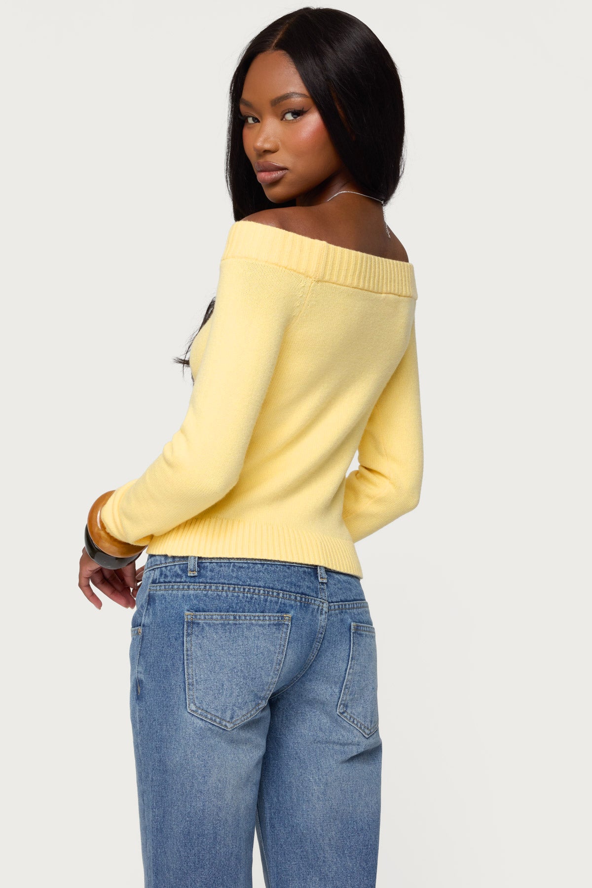 Elona Off Shoulder Knit Top - Image 5
