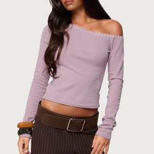 Emmiline Lacey Off Shoulder Top