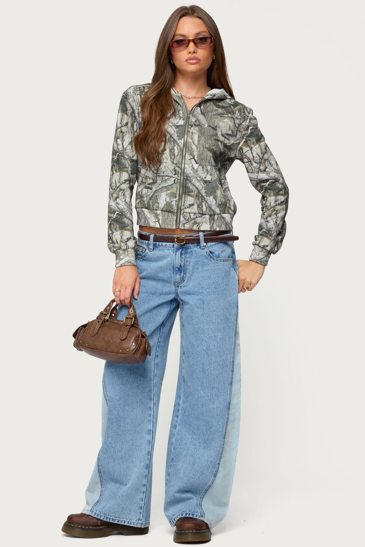 Tayler Camo Zip Up Hoodie - Image 2