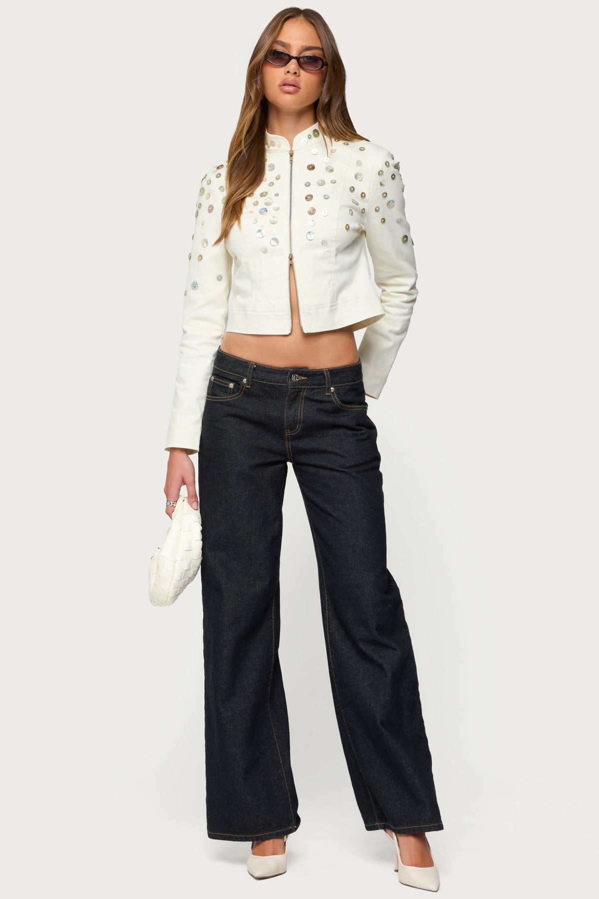 Elira Iridescent Fitted Jacket - Image 3