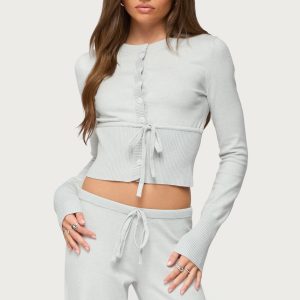 Embryn Button Up Knit Cardigan