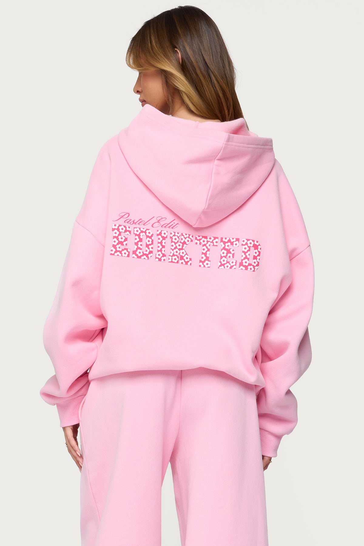 Pastel Edit Edikted Oversized Hoodie