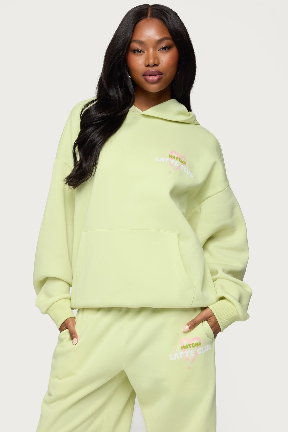 Matcha Lover Oversized Hoodie - Image 3
