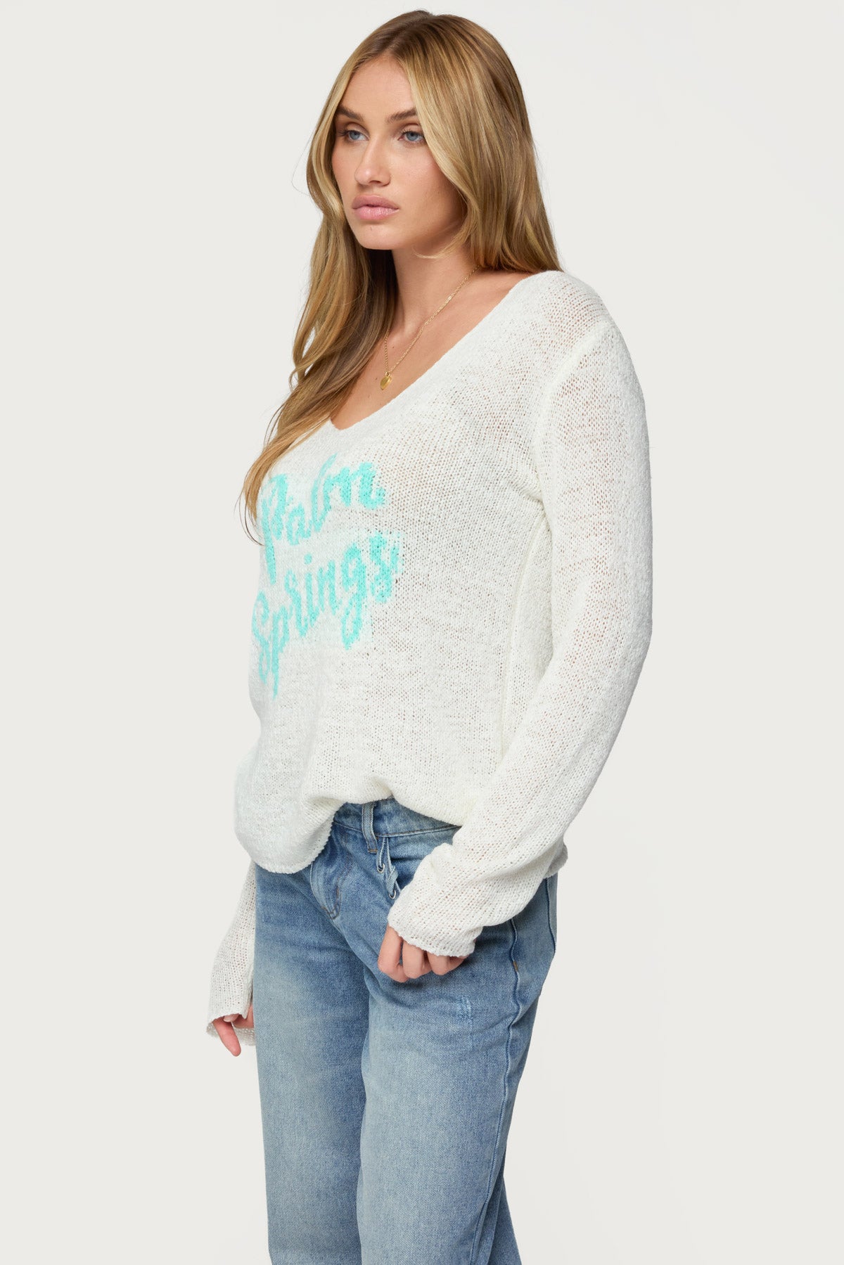 Palm Springs Light Knit Sweater - Image 3