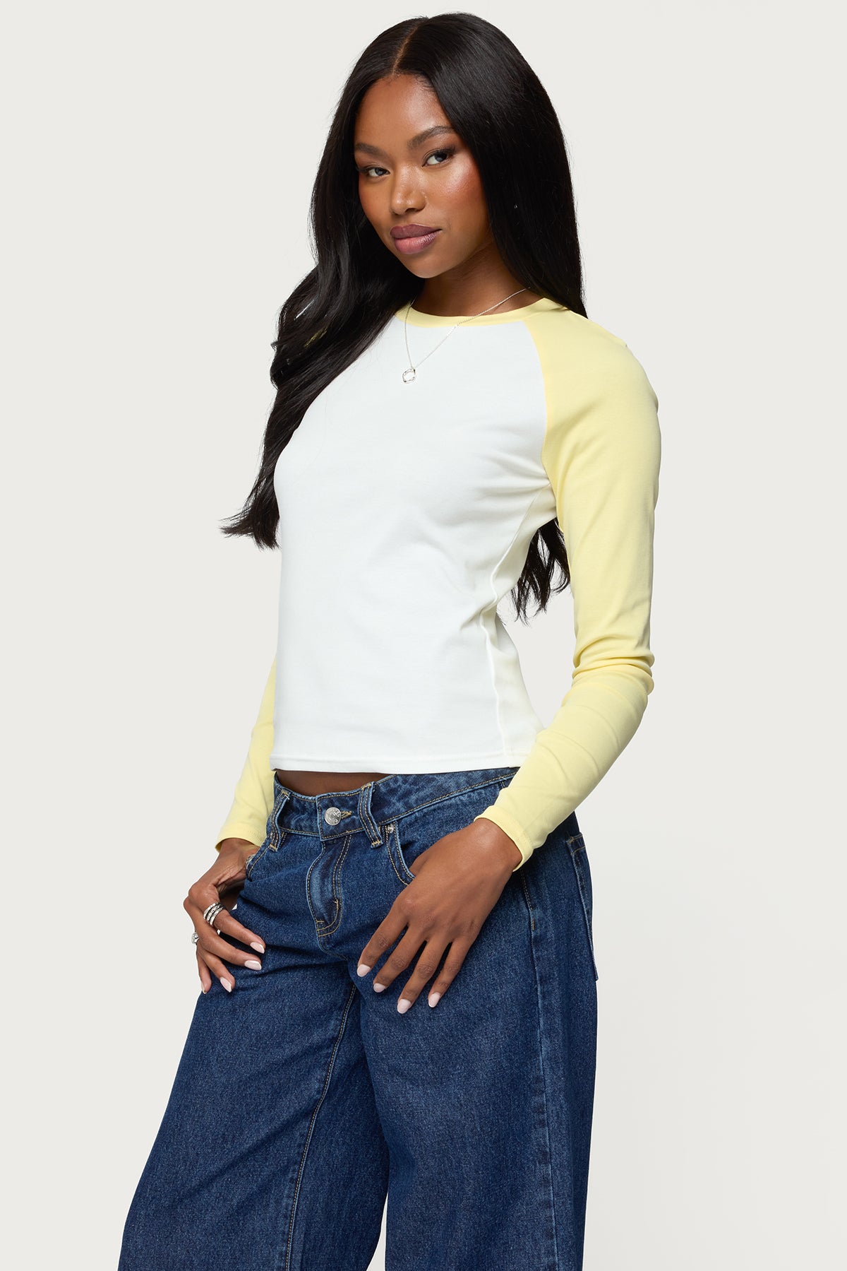 Tommi Raglan Long Sleeve T Shirt - Image 3