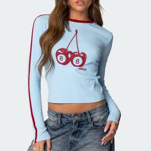 Cherry 8 Long Sleeve T Shirt