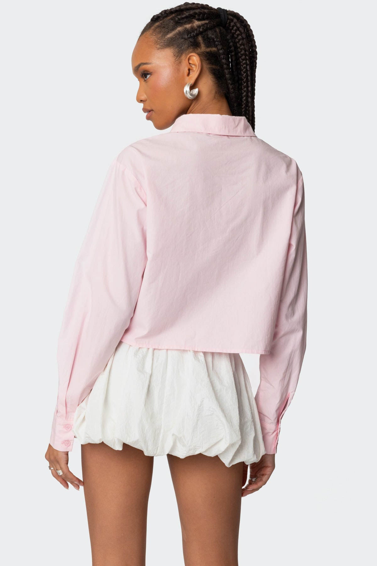 Melrose Tie Front Collared Top - Image 4