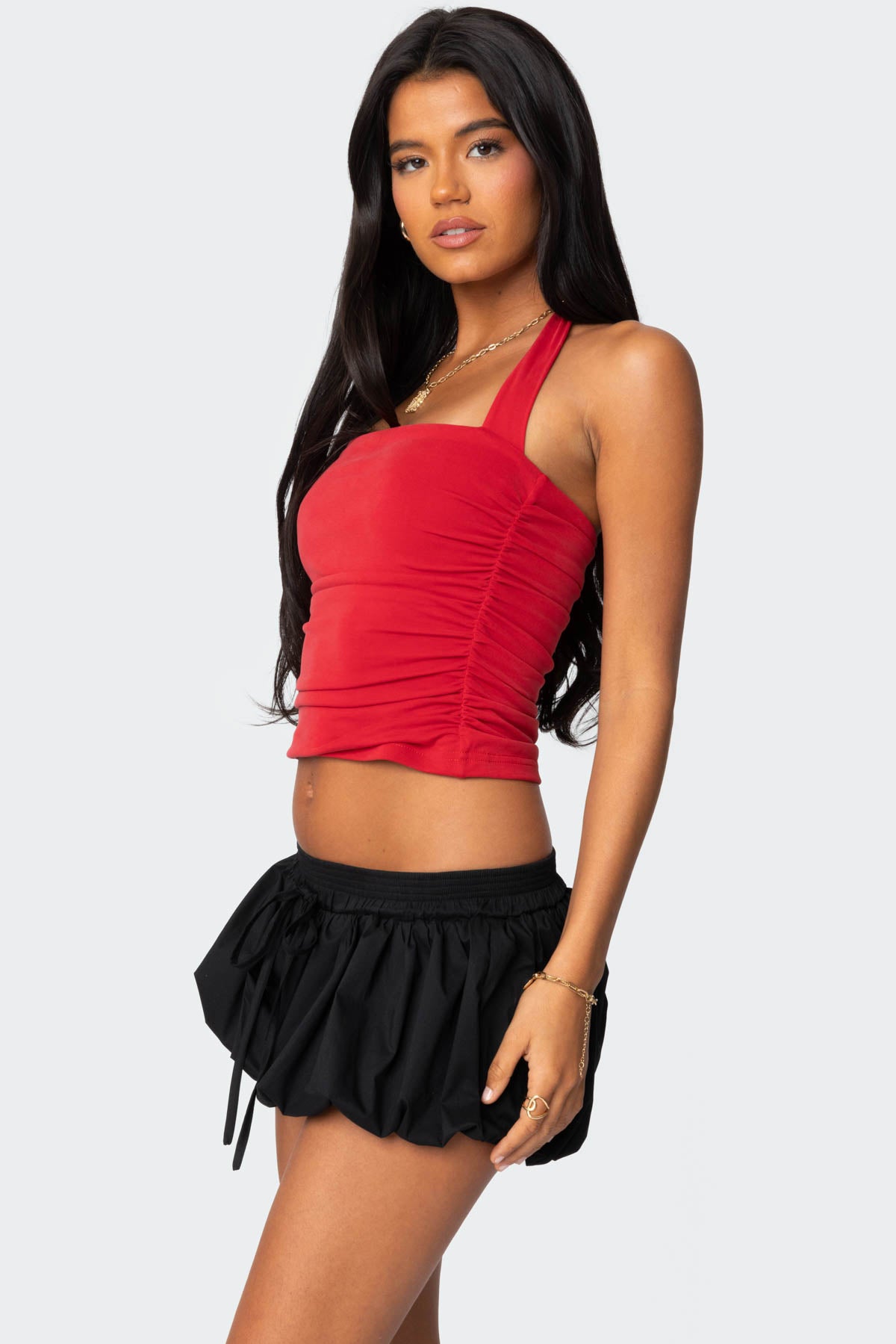 Nyrah Straight Neck Halter Top - Image 3