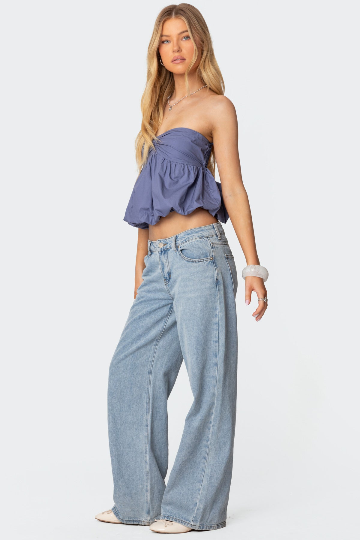 Serina Strapless Bubble Top - Image 4